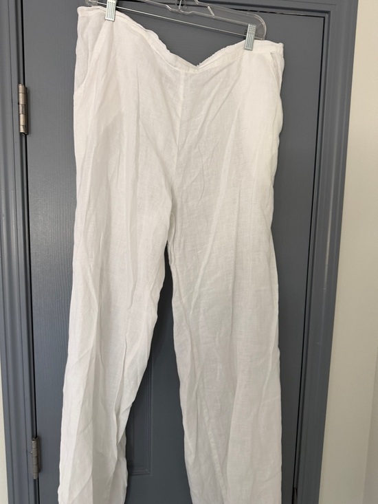 Flax Pants - Flax White Linen Pants